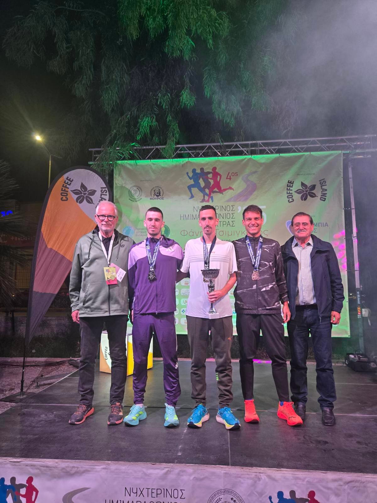 Νίκες και διακρίσεις για τους αθλητές του ΓΑΣ Αγρινίου στον 4ο Νυχτερινό Ημιμαραθώνιο Πάτρας «Φάνης Τσιμιγκάτος